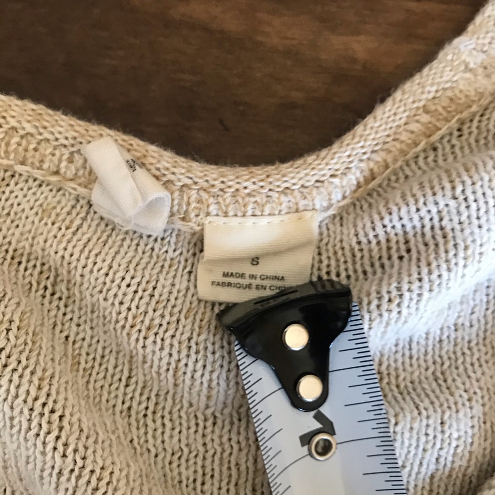Anthropologie Moth Catamaran Sweater Cotton Linen_7